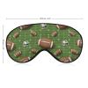 Adjustable Comfortable Eye Mask for Women and Men Retro Grunge American Football Field Long Flight, Office Napping, Casual Daily Use, Easy to Carry view 2