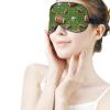 Adjustable Comfortable Eye Mask for Women and Men Retro Grunge American Football Field Long Flight, Office Napping, Casual Daily Use, Easy to Carry view 3