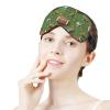 Adjustable Comfortable Eye Mask for Women and Men Retro Grunge American Football Field Long Flight, Office Napping, Casual Daily Use, Easy to Carry view 4