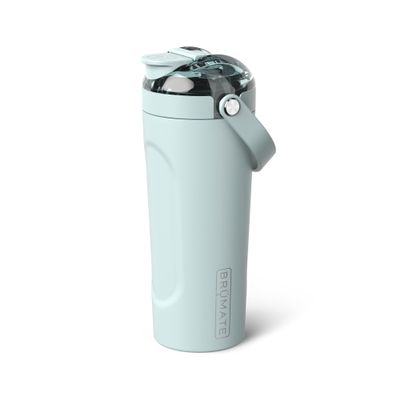 BrMate MultiShaker Blender Shaker Bottle | 100% Leakproof Insulated Stainless Steel | Pre Workout and Protein Shaker Bottle for the Gym | 25oz (Blue Agave)