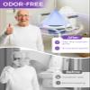 100 Pcs Bedside Commode Liners with Absorbent Pads, Tear-Free Leak-Proof Lavender Scented Commode Liners and Pads, Odor-Free Portable Toilet Liners & Potty Chair Bags for Disposable Adult, Bedpan view 4