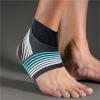 2 Piece Sports Ankle Compression Strap Support Stabilizer Tendon Pain Relief Basketball Soccer Protector(Blue,Small) view 2