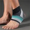 2 Piece Sports Ankle Compression Strap Support Stabilizer Tendon Pain Relief Basketball Soccer Protector(Blue,Small) view 3