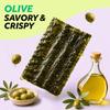 Kims Table Roasted Seaweed Snack Korean Seasoned Seaweed Sheets, Light & Crispy, Healthy Low Calorie Gluten Free Vegan Snack, 6 Convenient Packs (0.14oz Each) (Olive Oil) view 3
