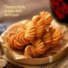 Brown sugar Ffried Dough Twists, Tianjin flavor Fried Dough Twists 120g, sesame pastry, traditional Chinese Dim sum, crisp biscuits,substitute breakfast bread,leisure snack (Tianjin flavor,2 bags) view 2