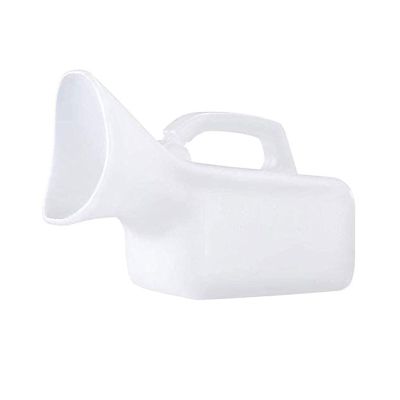 1000Ml Unisex Urinal Portable Potty Urinal with Lid Travel Camping Urine Bottle for The Elderly Children Men and Women Chamber Pot(White,Transparent,Brown)
