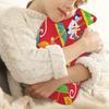 Vintage Monkey Hot Water Bottle with Soft Cover, Chinoiserie Umbrella Animal 2L Hot Water Bag for Pain Relief Menstrual Cramps Hand Feet Warmer Neck and Shoulder Hot and Cold Therapy view 2
