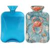 Ocean Shells Starfish Hot Water Bottle with Soft Cover, Ocean Crab Animal 2L Hot Water Bag for Pain Relief Menstrual Cramps Hand Feet Warmer Neck and Shoulder Hot and Cold Therapy view 1