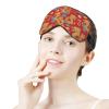 Adjustable Comfortable Eye Mask for Women and Men Red Chinese Dragons Floral Long Flight, Office Napping, Casual Daily Use, Easy to Carry view 4