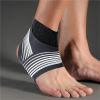 2 Piece Sports Ankle Compression Strap Support Stabilizer Tendon Pain Relief Basketball Soccer Protector(White,Medium) view 2