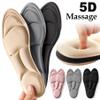 1 Pair 5D Memory Foam Shoe Insoles for Men and Women Soft Elastic Breathable Insoles for Comfort No Crease, Barefoot-Friendly Shoe Insoles (Gray, LUS M7-12) view 2