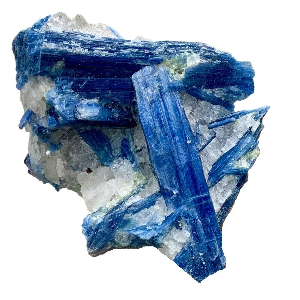 USUFKCXDG 1pc 650-700g Blue with Quartz Crystal Rough
