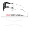 2 Pairs Replacement Earsocks Rubber Temple Sleeve for Oakley HSTN Metal OO9279 Sunglasses Frame, Clear Ear Sleeves view 2