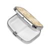 Retro Aesthetic Giraffe Pill Box Portable Square for Pocket Purse with 2 Compartments view 2