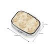 Retro Aesthetic Giraffe Pill Box Portable Square for Pocket Purse with 2 Compartments view 3