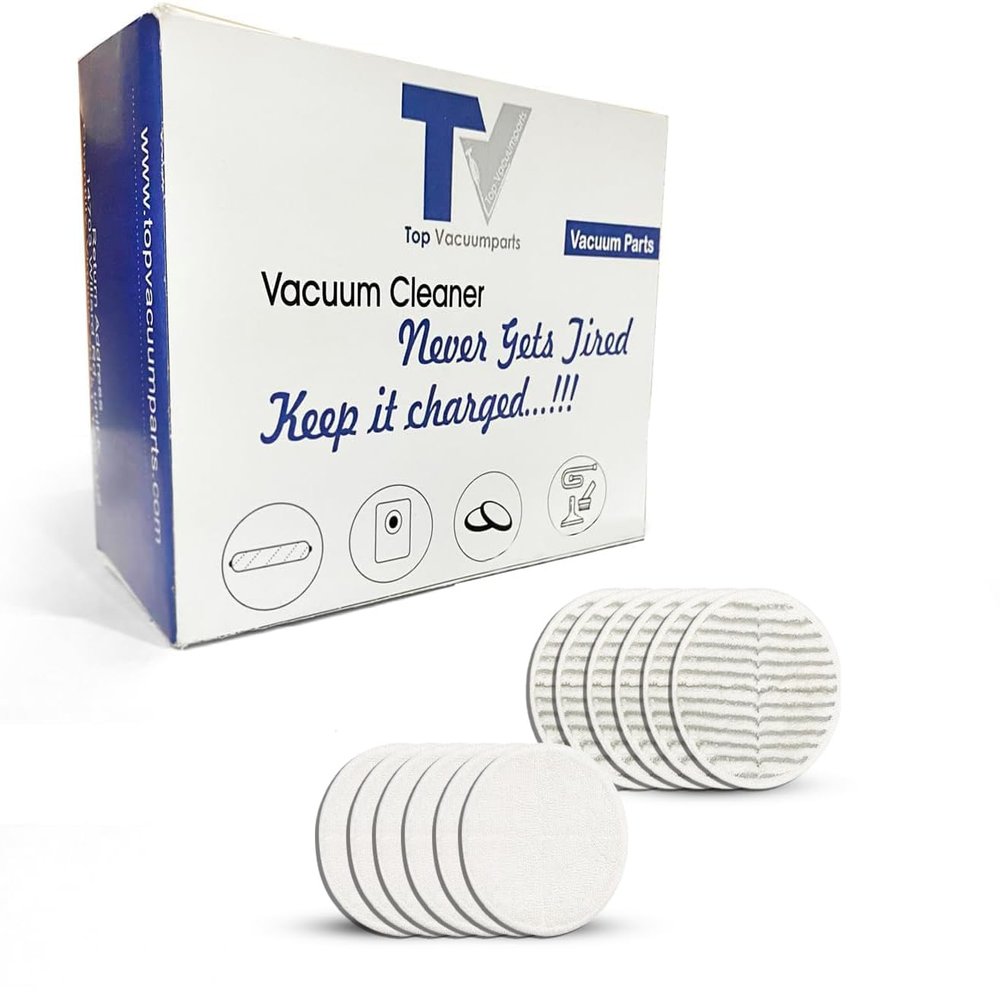 12 Pack 23159 Mop Pads Compatible for Bissell 20399 23157 23159 2039A 20393 2039T 2039W 20391 20395 2307 2315A Models Powered Hard Floor Mop, Compare to Part # 1611297 & 1611298