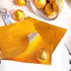 Gold Foil Candy Wrappers, Food-Grade Chocolate Wrapping Papers Various Sizes For Homemade Chocolates, Caramels, Holiday Gift Giving, Christmas Pa(Size:4.724.72in1212cm1000pcs,Color:Smooth surface) view 3