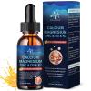 (2 Pack) 10 in 1 Magnesium Calcium Zinc Supplement with Vitamin C D3 K2, Glycinate Mag Vegan Liquid Drops Plus L-Theanine Boron Sea Moss Extract, Bone & Immune Support, Orange Flavor, 1 Fl Oz view 1