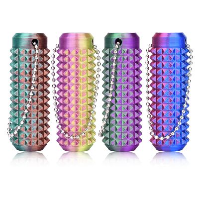 4PCS Little Ouchies Fidget Toys for Adults, Pain Stim Fidget Anxiety Relief 3D Printed Spiky Fidget Keychain for Anxiety and Stress Reduction