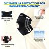 Risyh Knee Brace for Women & Men, Knee Support with Side Stabilizers, Adjustable V-Straps & Anti-Slip for Knee Pain Injuries Recovery, Meniscus Tear,ACL,MCL,Arthritis, Patella Stability view 4