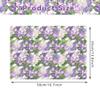 100Sheets Lilac Pattern Tissue Paper Spring Purple Floral Gift Wrapping Tissue DIY Gift Crafts Decorative for Birthday Wedding Baby Shower Themed Party Supplies, 13.8 * 19.7inches view 2