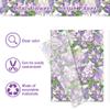 100Sheets Lilac Pattern Tissue Paper Spring Purple Floral Gift Wrapping Tissue DIY Gift Crafts Decorative for Birthday Wedding Baby Shower Themed Party Supplies, 13.8 * 19.7inches view 3