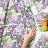 100Sheets Lilac Pattern Tissue Paper Spring Purple Floral Gift Wrapping Tissue DIY Gift Crafts Decorative for Birthday Wedding Baby Shower Themed Party Supplies, 13.8 * 19.7inches view 4