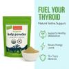 Oceans Balance Clean Wildcrafted Kelp Powder (Ascophyllum nodosum) from the Gulf of Maine | Rich in Iodine & 70+ Minerals | Supports Metabolism, Skin, & Immunity | 4oz Vegan view 2