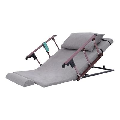 Adjustable Electric Lifting Backrest Chair for Seniors & Pregnant Women, 661.39lbs Capacity Sit-Up Support, Ideal for Injury Recovery & Comfort (Grey)