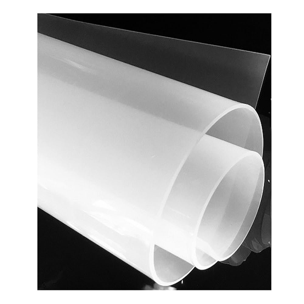 Silicone Film, 0.1-0.8mm Transparent Rubber Sheet 500mm Width Length(500X500x 1.5mm)(500X500x 3mm)