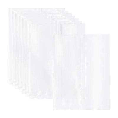 100 Pcs 5 x 7 Inch Heat Seal Snack Bags Heat Sealable Cellophane Treat Bags Plastic Cookie Sleeve Bag Cello Candy Storage Bag Transparent Food Packaging Supplies Clear