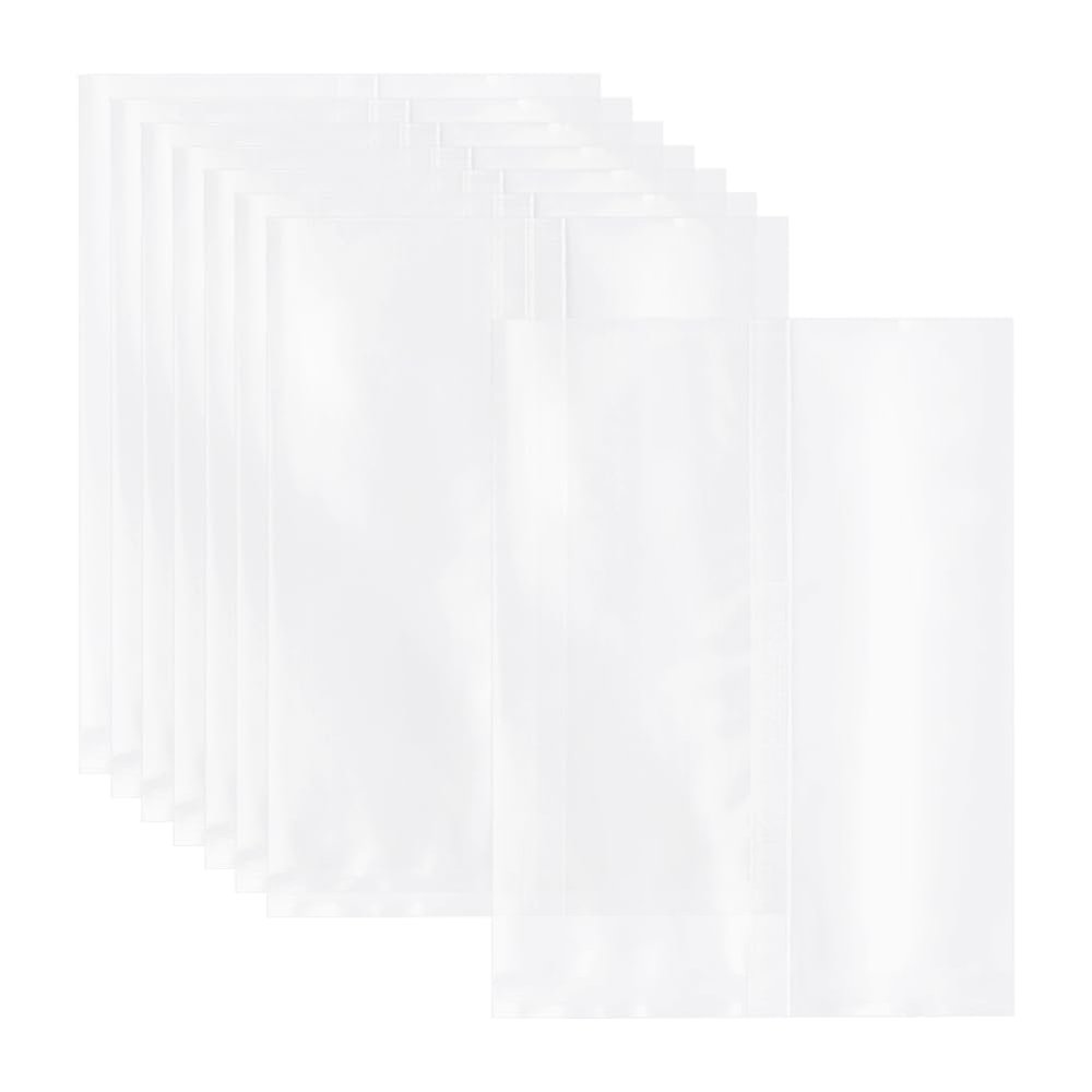100 Pcs 5 x 7 Inch Heat Seal Snack Bags Heat Sealable Cellophane Treat Bags Plastic Cookie Sleeve Bag Cello Candy Storage Bag Transparent Food Packaging Supplies Clear