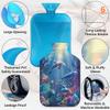 Ocean Dolphin Hot Water Bottle with Soft Cover, Sea Coral Fish 2L Hot Water Bag for Pain Relief Menstrual Cramps Hand Feet Warmer Neck and Shoulder Hot and Cold Therapy view 3