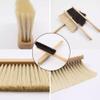Wooden Bench Brush with Soft Bristles 2 Pack Wide Table & Counter Dusting Brush for Cleaning Crumbs, Lint, Clothing, Furniture, Kitchen Surfaces & Workbenche view 3