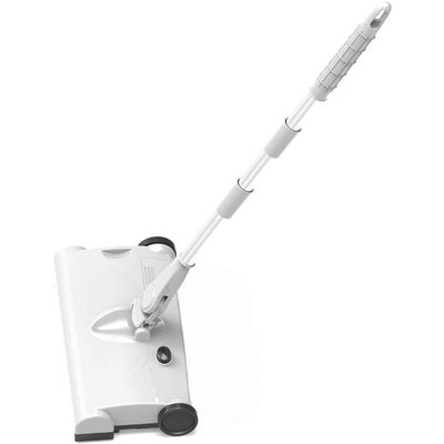 Zocxielr Sweeper Hand Push Broom Set Combination Household Shovel Wipe The Ground Sweep A Single Broom Artifact Quick Sweeping (White)