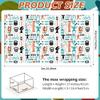 Pineraap Gym Motivational Wrapping Paper Roll, Fitness Gift Wrap Papers, Workout Bodybuilding Gift Packing Paper for Birthday Father's Day Party Decor Fitness Lover Trainer, 17Inch x 16.5Feet view 3