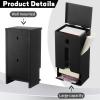Otoolling Sanitary Napkin & Tampon Dispenser - Wall Mounted All-in-one with Waste Bag Compartment for Bathroom Provides Clean Odor-Free Restroom for Home Office Public Restrooms, Metal, Free Vending view 3