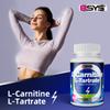 BSYS L-Carnitine for Adult Fitness Exercise 60 Capsules Gluten Free 2 Capsules per Serving L-Carnitine Tartrate Premium Antioxidant Metabolism Energy Production Vegan Supplement view 4