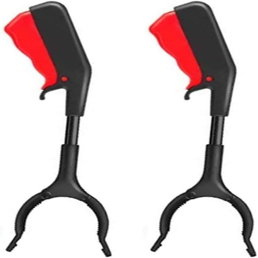 Small Grabber Reacher Tools 2Pack,12/16inch Lightweight Trash Litter Picker Claw Extended Gripper Reaching Assist Tool for Elderly Child (12inch)