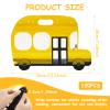 120Pcs Bulk Gift Bags for Kids with Handle,Yellow School Bus Goodie Bags, Plastic Resealable Treat Bags, Cute Stand-Up Bottom Snack Candy Bags for Birthday Party Favors Decorations, Back to School view 2