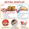 120 PCS Hibachi Party Decorations Tableware Set, Disposable Paper Plates Napkins Forks and Cups for Hibachi Japanese Party Decorations and Supplies, Serve 24 view 4
