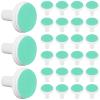 FOMIYES 24pcs Baby Nail File Replacement Pads - Electric Nail Grinding Heads for Standard Trimmers, Gentle Polish Discs for Newborns, Kids and Adults (Green) view 1