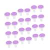 FOMIYES 24pcs Baby Nail File Replacement Pads - Electric Nail Grinding Heads for Standard Trimmers, Gentle Polish Discs for Newborns, Kids and Adults (Purple) view 1