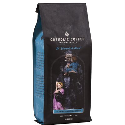Catholic Coffee St. Vincent De Paul Ground Coffee, 12oz - Medium Roast