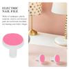 FOMIYES 24pcs Baby Nail File Replacement Pads - Electric Nail Grinding Heads for Standard Trimmers, Gentle Polish Discs for Newborns, Kids and Adults (Pink) view 4