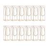 12pcs Multipurpose Clear Candy Boxes With Gold Trim For Luxurious Wedding And Event Gift Wrapping Clear Gift Box view 1