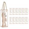 12pcs Multipurpose Clear Candy Boxes With Gold Trim For Luxurious Wedding And Event Gift Wrapping Clear Gift Box view 2