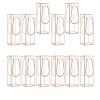 12pcs Multipurpose Clear Candy Boxes With Gold Trim For Luxurious Wedding And Event Gift Wrapping Clear Gift Box view 4