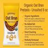 Organic Oat Bran Pretzels, Unsalted, USDA Certified, Low Fat, Classic Twisted Shape, 8 oz Bag, (Pack of 3) view 4