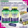 Spring Valley Extra Strength Melatonin Tablets with Lemon Balm Dietary Supplement for Sleep Support 10 mg 120 Ct 2 pk (240 Total) + Vitamin Vitality & Pill Container (4 Items)! view 2